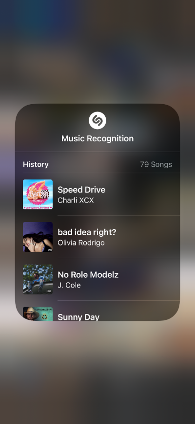 Shazam Music Recognition